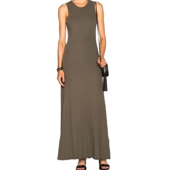 Standard James Perse Revolve High Gauge Flared Maxi Dress - Sz Small - Picture 1 of 5